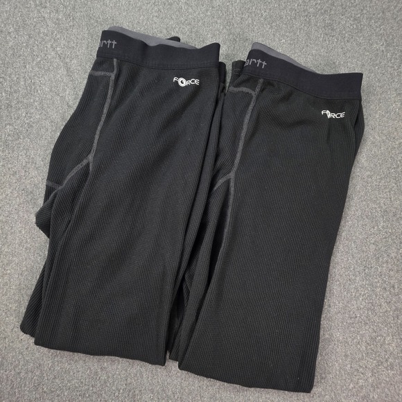2 X Carhartt Force Mens Thermal Underwear Long Johns Size XL Black Extra Large - Picture 1 of 6
